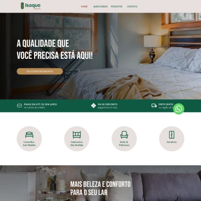 Site Isaque Móveis